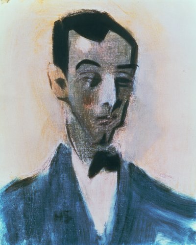 Retrato de Mans Schjerfbeck de Helene Schjerfbeck