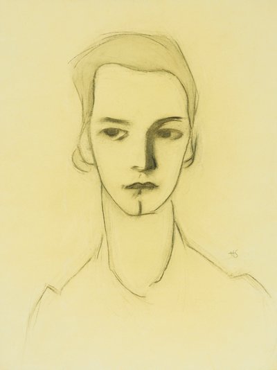 retrato de una mujer de Helene Schjerfbeck