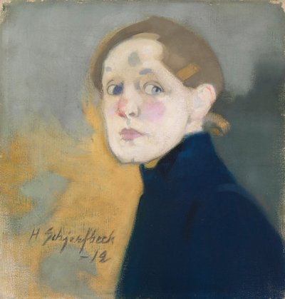 Autorretrato, 1912 de Helene Schjerfbeck