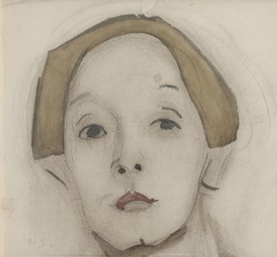 Autorretrato, 1915 de Helene Schjerfbeck