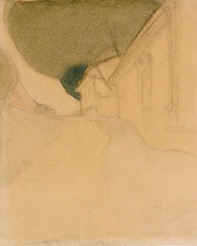 Callejón del castillo, Tammisaari de Helene Schjerfbeck