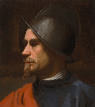 Guerrero con casco de Helene Schjerfbeck