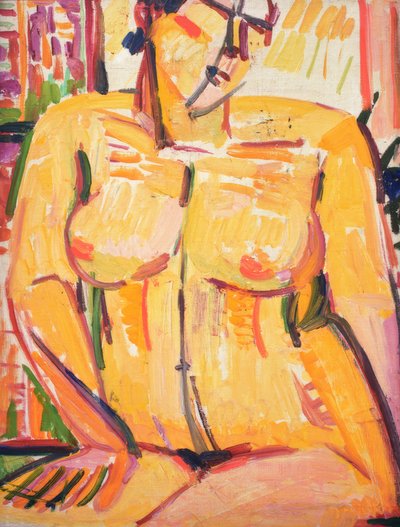 Desnudo femenino sentado de Helene von Taussig