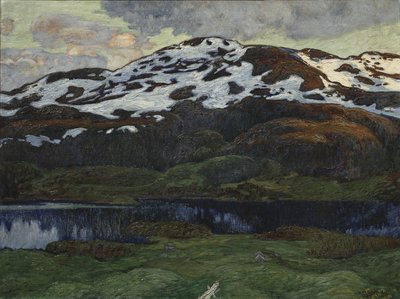 Una tarde de verano cerca de Kallsjön de Helmer Osslund