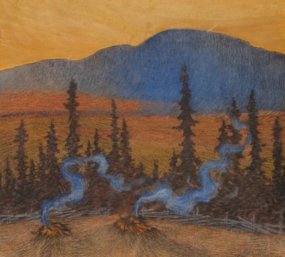 Otoño en Indalsliden de Helmer Osslund