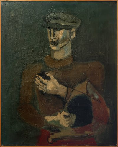 Joven con gorra de seis peniques de Helmut Kolle