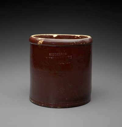 Jarra, c. 1890-1894 de Henderson Pottery Works Henderson Pottery Works
