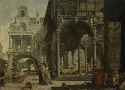 Palacio imaginario del Renacimiento de Hendrick Aerts