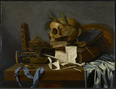 Naturaleza Muerta (Vanitas) de Hendrick Andriessen