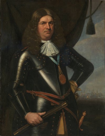 Adriaen Banckert (c 1620-1684), vicealmirante de Zelanda de Hendrick Berckman