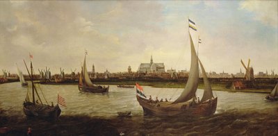 Vista de Haarlem desde el norte (óleo sobre lienzo) de Hendrick Cornelisz. Vroom