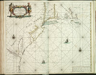 Carta de Nueva Holanda, Virginia y Nueva Inglaterra de Hendrick Doncker