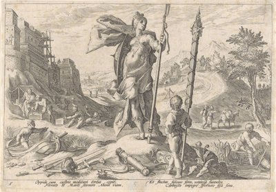 la edad de bronce Metamorfosis de Ovidio (título de la serie) de Hendrick Goltzius (workshop of)