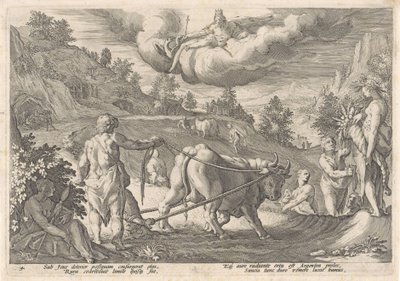 la edad de plata Metamorfosis de Ovidio (título de la serie) de Hendrick Goltzius (workshop of)