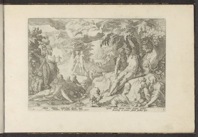 Edad de oro Metamorfosis de Ovidio (título de la serie) Recreaciones de P. Ovidius Naso (título de la serie) de Hendrick Goltzius (workshop of)