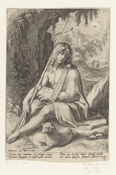 Juan el Bautista de Hendrick Goltzius (workshop of)