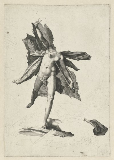 Píramo y Tisbe de Hendrick Goltzius (workshop of)