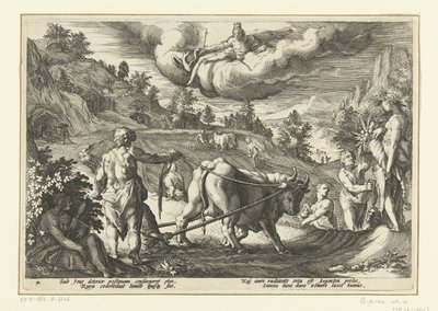 Edad de plata Metamorfosis de Ovidio (título de la serie) de Hendrick Goltzius (workshop of)