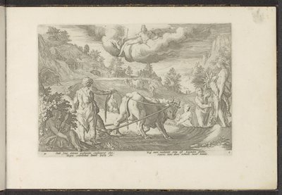 edad de plata Metamorfosis de Ovidio (título de la serie) Recreaciones de P. Ovidius Naso (título de la serie) de Hendrick Goltzius (workshop of)