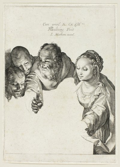Adoración de los pastores de Hendrick Goltzius