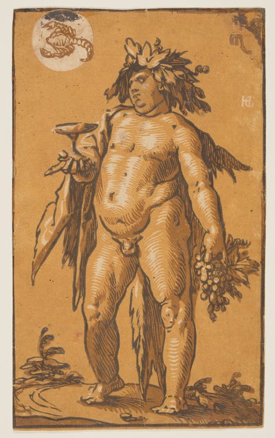 Baco de Hendrick Goltzius
