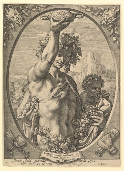 Baco de Hendrick Goltzius
