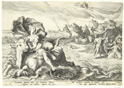 El rapto de Europa de Hendrick Goltzius