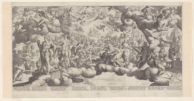 Boda de Cupido y Psique de Hendrick Goltzius