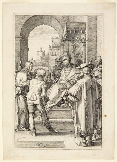 Cristo ante Pilato de Hendrick Goltzius