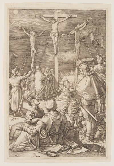 Cristo en la Cruz, de La Pasión de Hendrick Goltzius