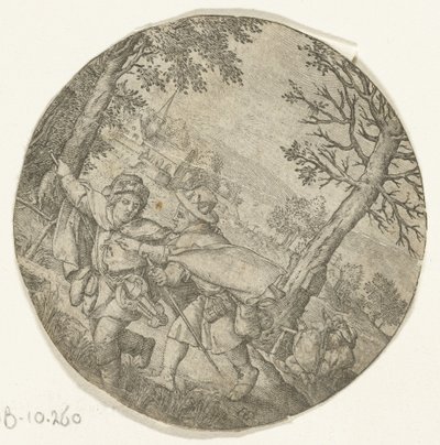 El ciego guía al ciego de Hendrick Goltzius