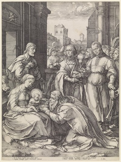 Los tres Reyes Magos de Hendrick Goltzius