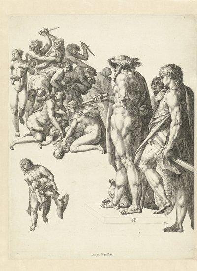 El infanticidio en Belén de Hendrick Goltzius