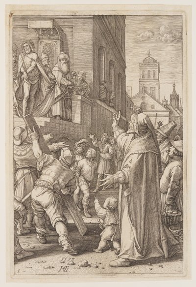 Ecce Homo, de La Pasión de Hendrick Goltzius