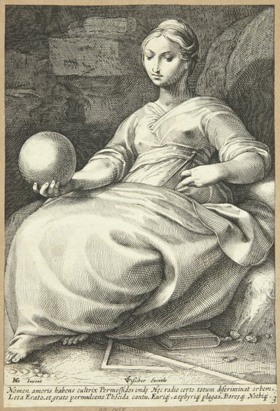 Erato de Hendrick Goltzius