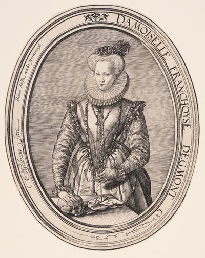 Françoise van Egmond de Hendrick Goltzius