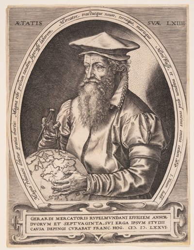 Gerardus Mercator de Hendrick Goltzius