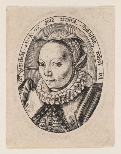 Grietgen Jansdochter, esposa del artista de Hendrick Goltzius