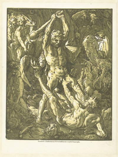 Hércules en Caco de Hendrick Goltzius