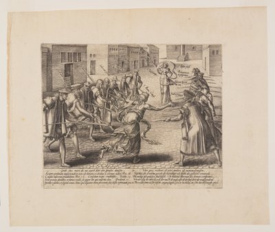 Litigios impertinentes, de Litis Abusus (Los abusos de la ley) de Hendrick Goltzius