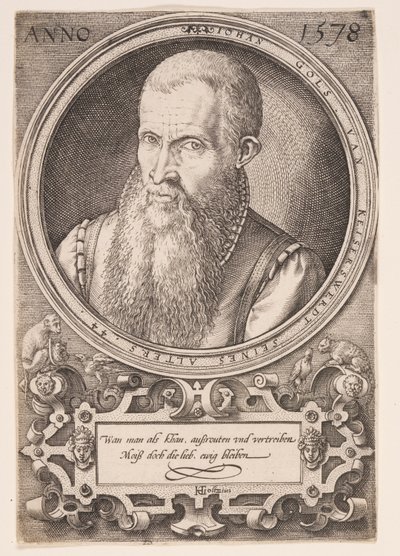 Jan Goltz II, Padre del Artista de Hendrick Goltzius
