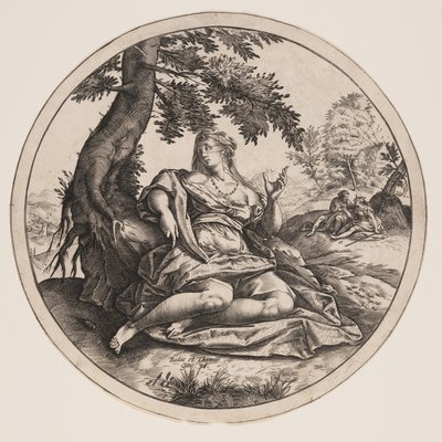 Judá y Thamar de Hendrick Goltzius