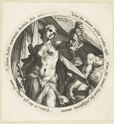 Judit con la cabeza de Holofernes de Hendrick Goltzius