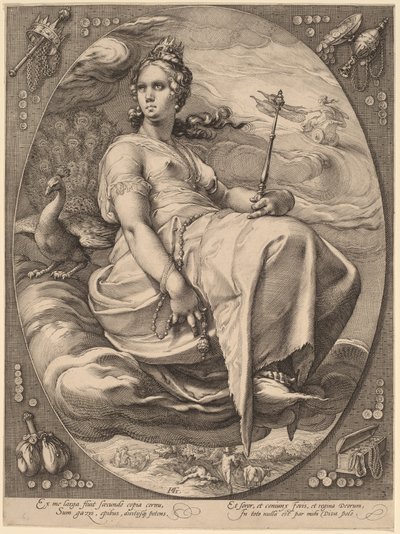 Juno de Hendrick Goltzius