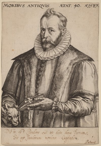 Justus Lipsius de Hendrick Goltzius