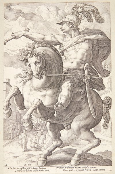 Marco Curcio de Hendrick Goltzius