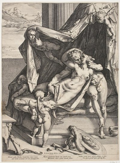 Marte y Venus de Hendrick Goltzius