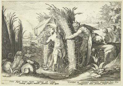 Pan y Siringa de Hendrick Goltzius