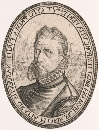 Retrato de Albert Fransz. Schatter de Hendrick Goltzius