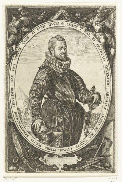 Retrato de Jacques de la Faille de Hendrick Goltzius